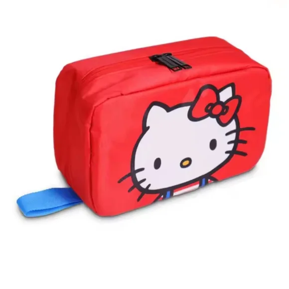 Hello Kitty Bags Cute Red Packing Cube Travel Bag Toiletry Bag - Picture 5 of 11